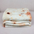 Mexican Burrito Blanket, Round Plush Throw Blanket